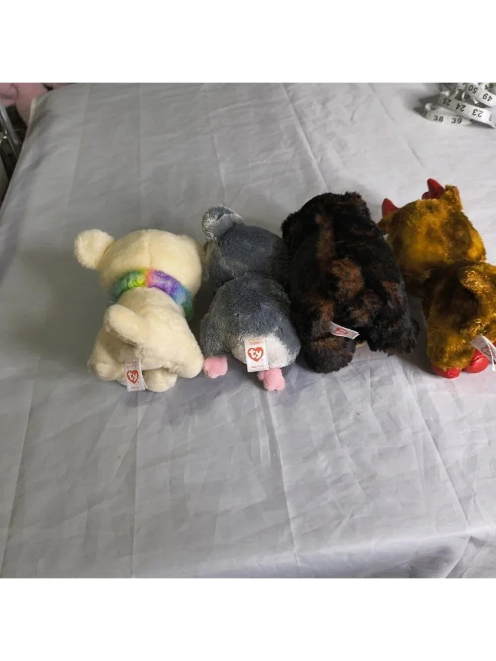 Ty Beanie Boos Animals Lot Of 4 Kid Pretend Play Katy Koala, Kodi, Chewey, Maple